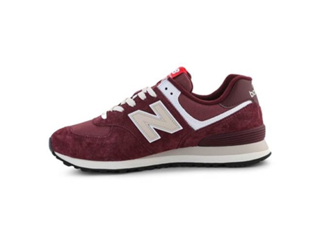 Zapatillas de Niño NEW BALANCE Granate Gris Piel Rojo (43)