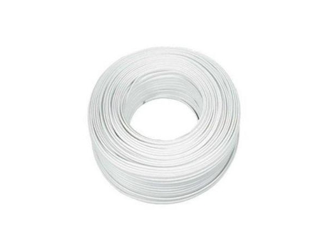 Cable electrico manguera plana 3x1,00 mm de 100mt blanco 37310,0