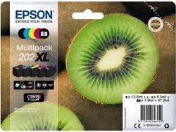 Tinta EPSON Multipack 202XL BLA 5 Color