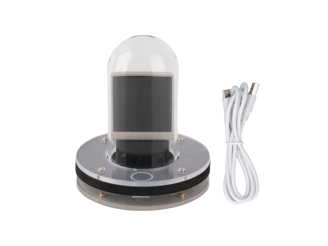 Reloj De Tubo Nixie Wifi Rgb Pantalla Ips Lcd Con Display De Tiempo Y Clima 12/24h