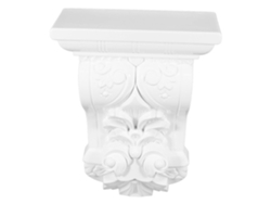 Medallón De Lámpara De Techo Blanco De Ps Talla Calada Intrincada Estilo Europeo Elegante Para Decoración Versátil En