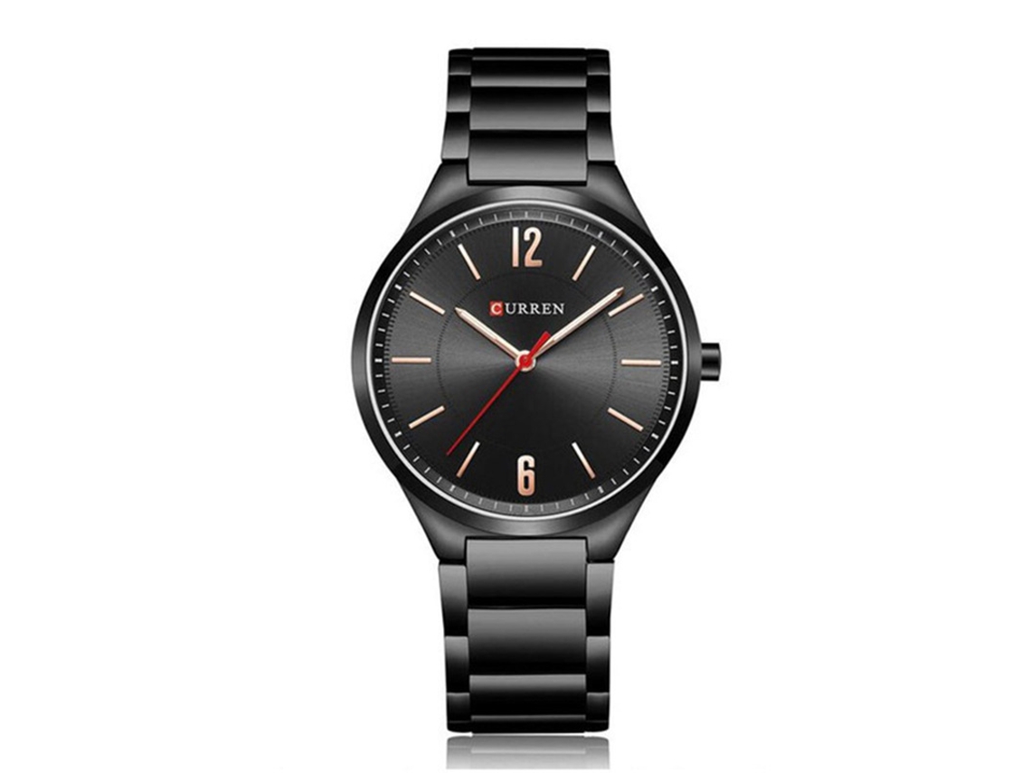 Reloj De Pulsera De Cuarzo Para Hombre, Sencillo Y Elegante, De Aleación, Estilo Casual De Negocios.