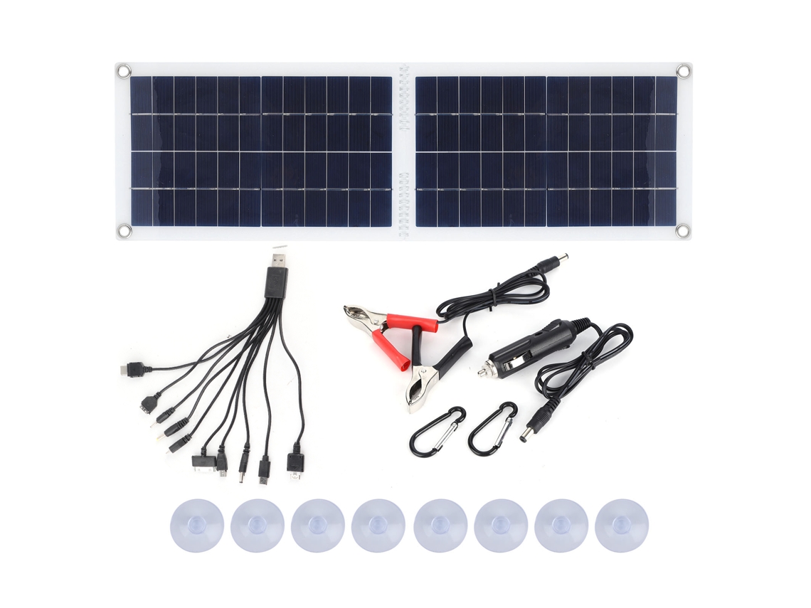 2026 Store-panel Solar Plegable 30w Cargador Portátil Para Teléfonos Viajes Camping Caravana Exterior