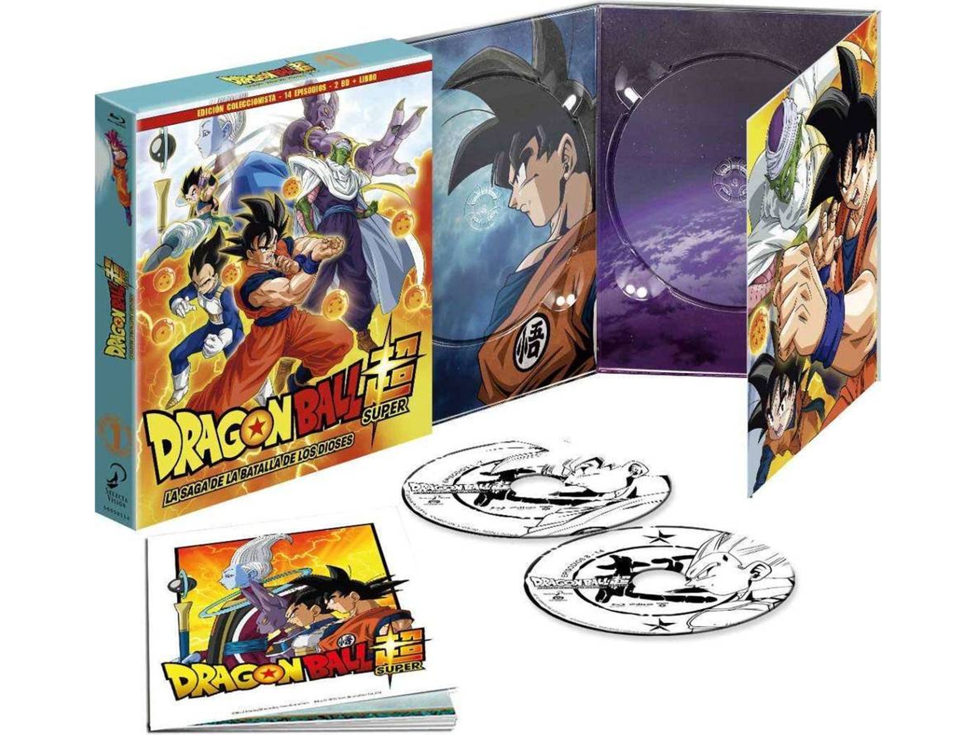 Blu-Ray Dragon Ball Super. Box 1. La Saga De La Batalla De Los Dioses Episodios 1 A 14 Blu-Ray Edición Coleccionistasblu_Ray] [2017]
