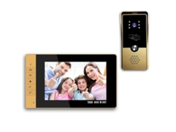 Videoportero Con Cable Lunavo Hd De 7 Pulgadas Con Visión Nocturna - Brilvibera_gsg