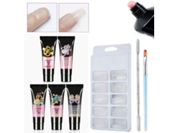Set de pegamento para uñas de secado rápido y multicolor Bestauty para extensiones de uñas con fototerapia, 15 ml.