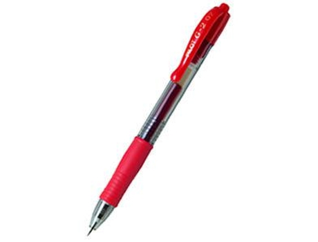 Pack 12 Bolígrafo Pilot G-2 Rojo Punta 0,7Mm