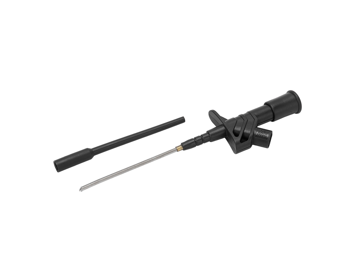 Gancho de poda flexible de acero inoxidable con gato de seguridad negro de 4 mm