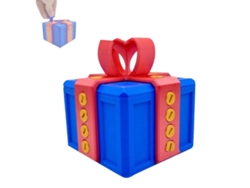 Caja de regalo Molesta 3D con tornillos, caja de regalo Molesta con almacenamiento giratorio Hot Rosewell