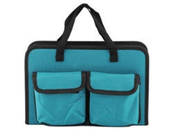 Bolsa de almacenamiento de herramientas para electricistas, mochila práctica con bolsillos y soporte para herramientas (grande)