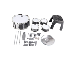 Ats-batsería Infantil Para Niños Juguete Musical Educatsivo Batsería Set Para Principiantes Negro