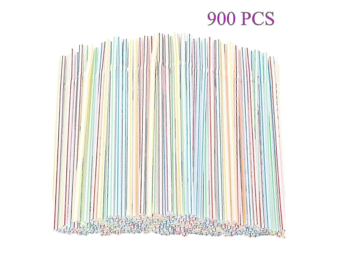 900 pajitas de plástico para fiestas, bares, licorerías y el hogar Rosewell