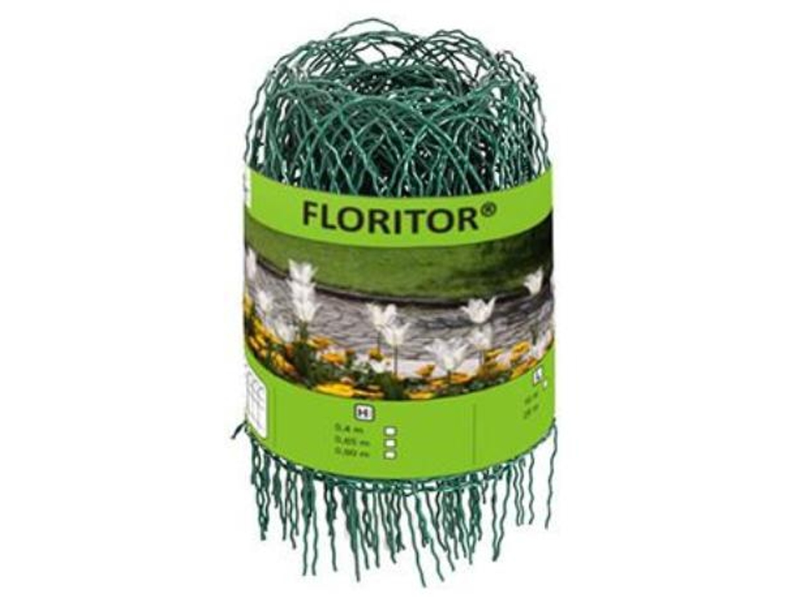 Malla floritor  65cm. verde rollo 10m