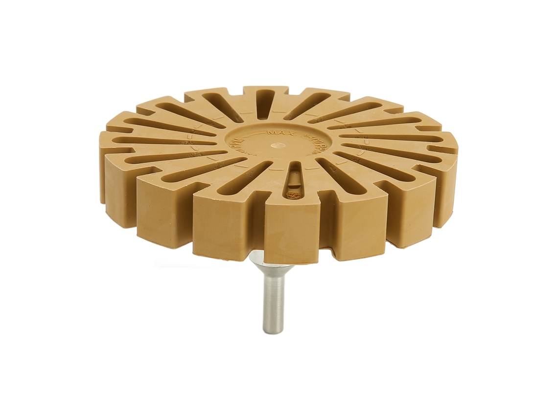 Rueda De Goma Para Desmontar Aspas De Ventilador De 100 Mm (4 Pulgadas) Para Taladro Eléctrico, Coche O Autocaravana.