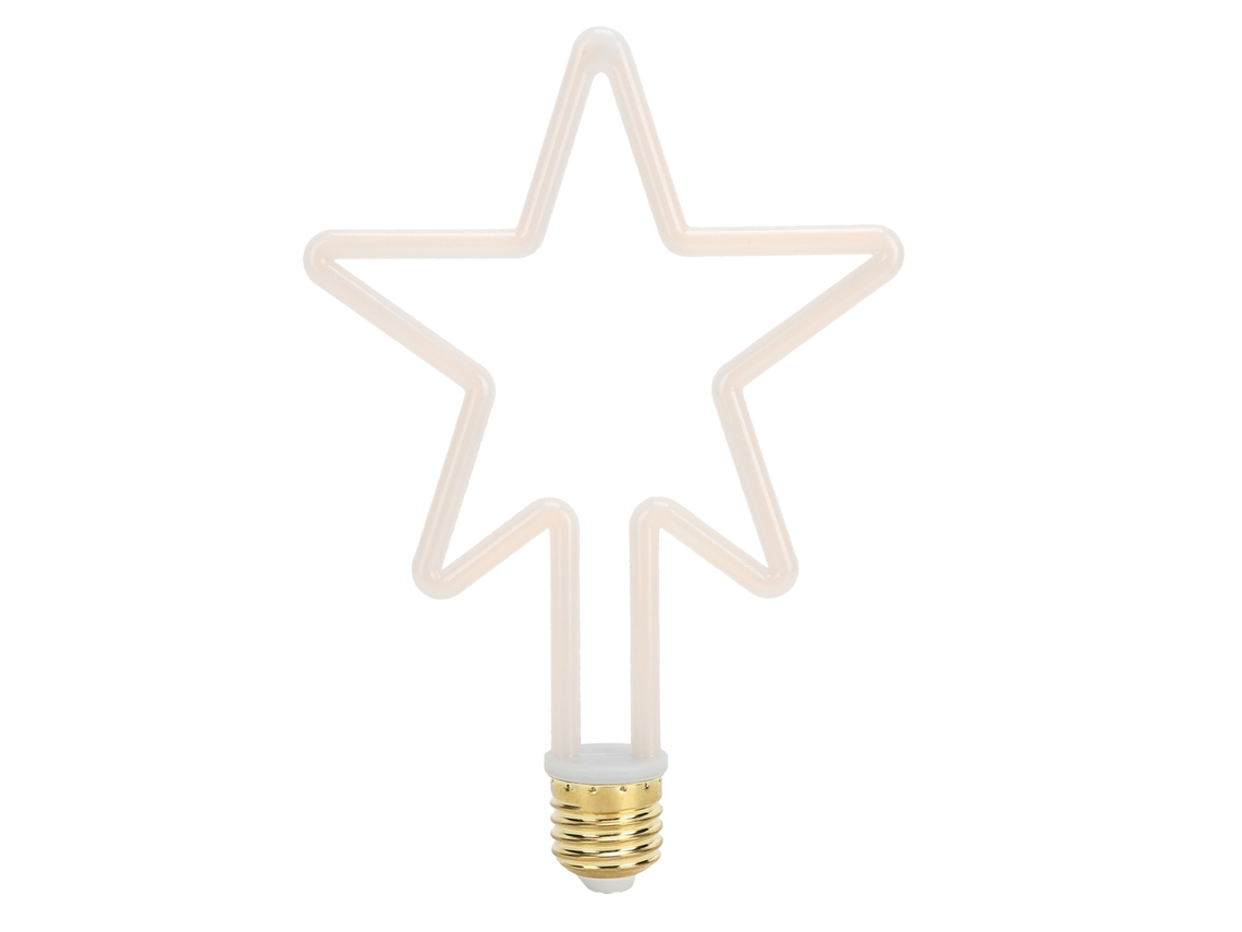 2026-bombilla Led Decorativa E27 8w 2700k Luz Estrella De 5 Puntas Para Festivales Interior 220-240v
