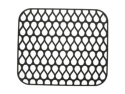 Alfombrilla antideslizante de silicona para fregadero con recortes personalizables, cubierta protectora para fregadero de cocina...