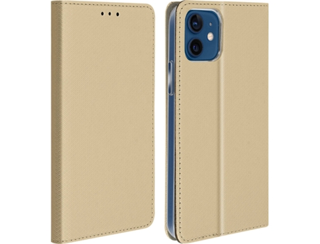 Funda iPhone 12 Mini AVIZAR Magnético Dorado