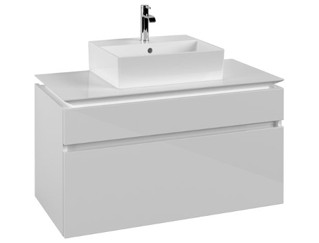 Módulo de lavabo Villeroy &amp Boch Legato B604 1000x550x500mm centrado en el lavabo