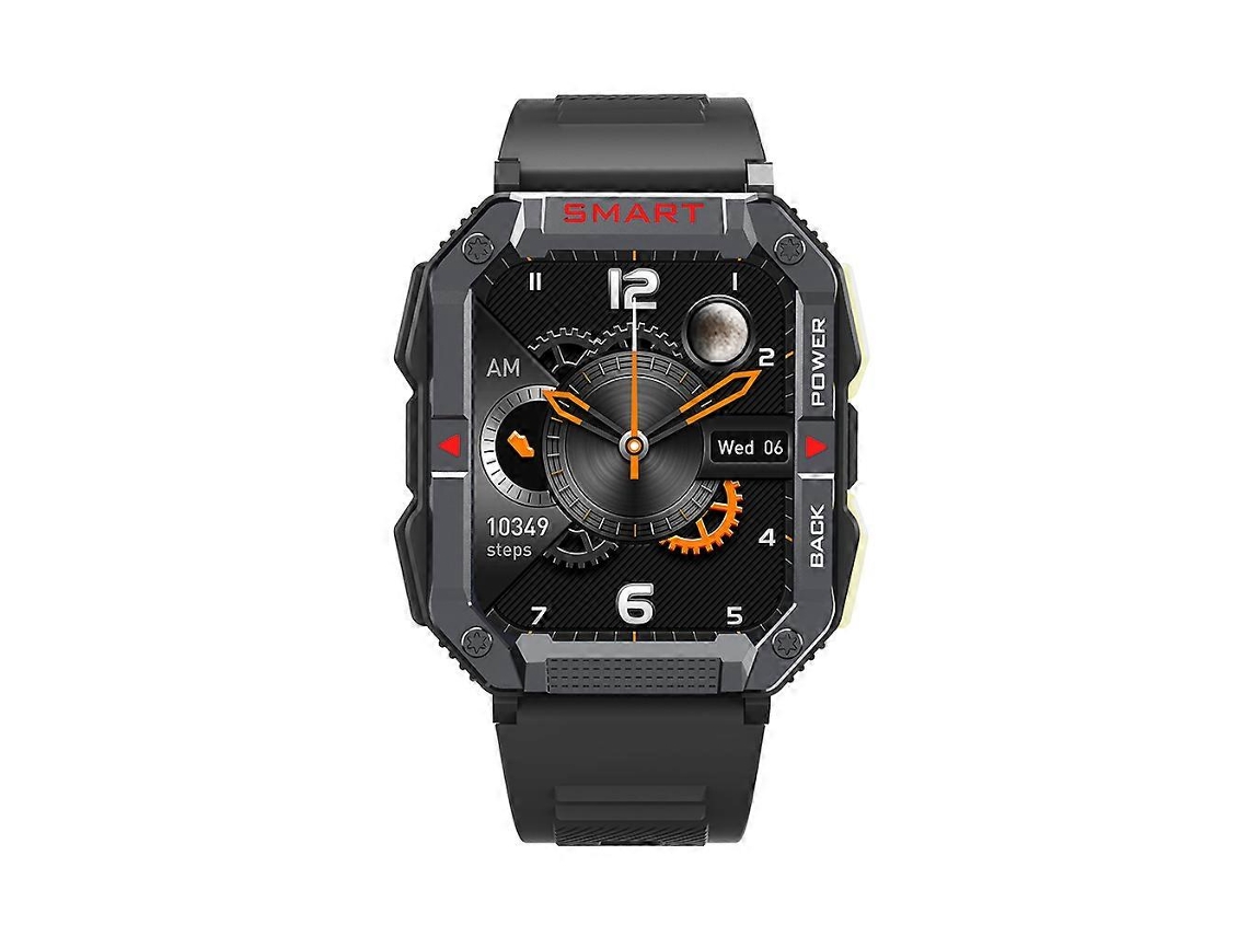 Reloj inteligente militar para hombre, rastreador de actividad física, táctico, resistente, para bicicleta eléctrica (contesta y realiza llamadas)