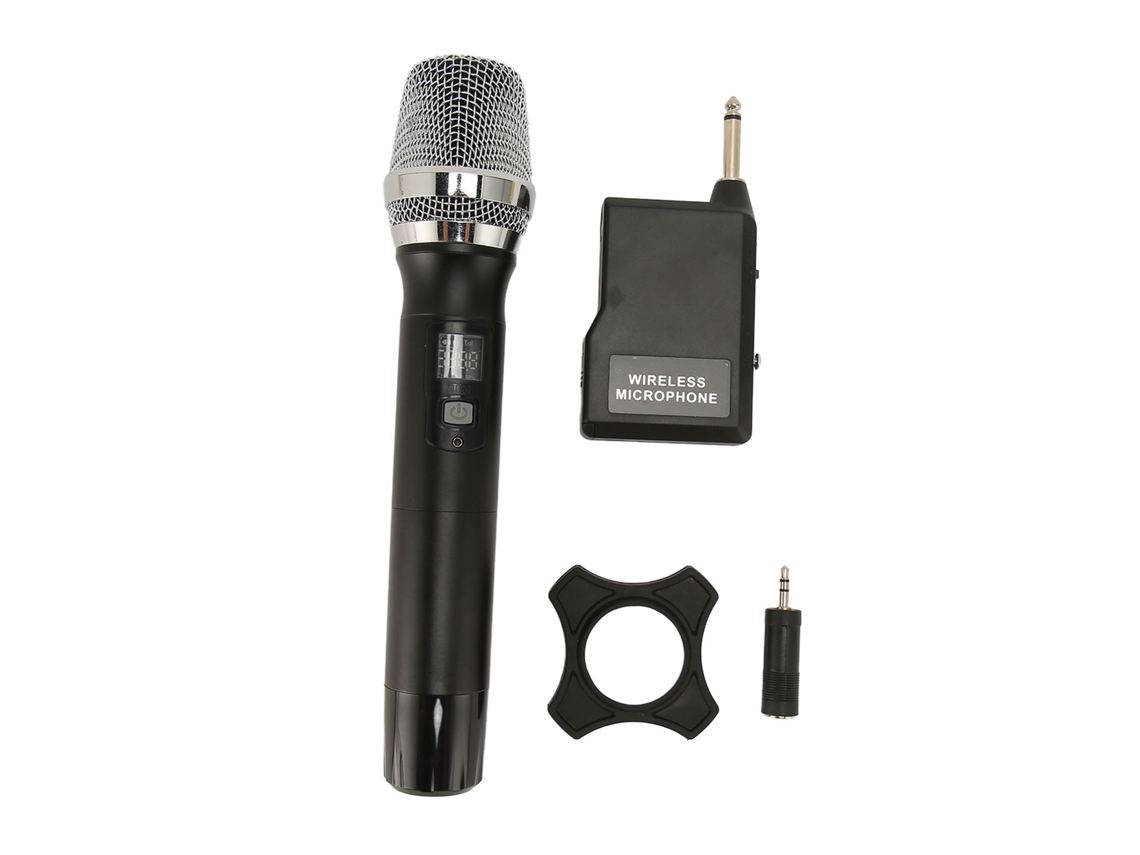 Micrófono Inalámbrico Con Receptor Dinámico Portátil Profesional Para Actuaciones En Escenario.