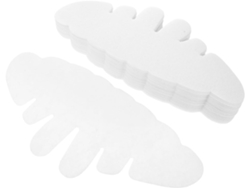 Paquete De 50 Inserciones De Fieltro Blanco Para Visera De Gorras De Béisbol Y Forros, De 29,2 X 13 X 0,1 Cm.