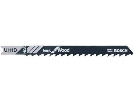 Hoja de Sierra de Calar BOSCH U 111 D Basic para Madera