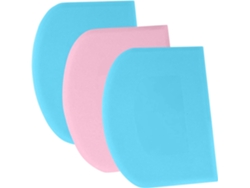 Raspador De Massa, Cartão De Massa, 3pcs, Azul + Rosa