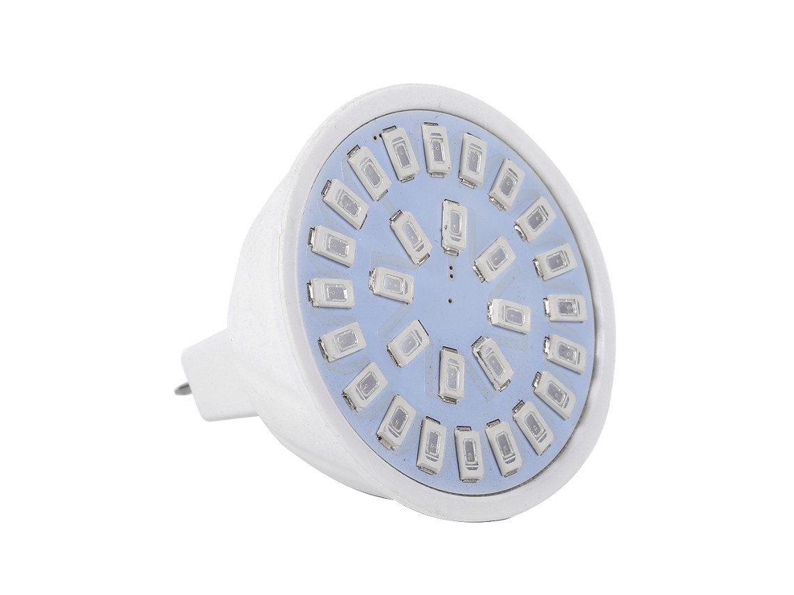 Lámpara LED SMD MR16 220V 5733 4W para cultivo interior e hidroponía (4W MR16)