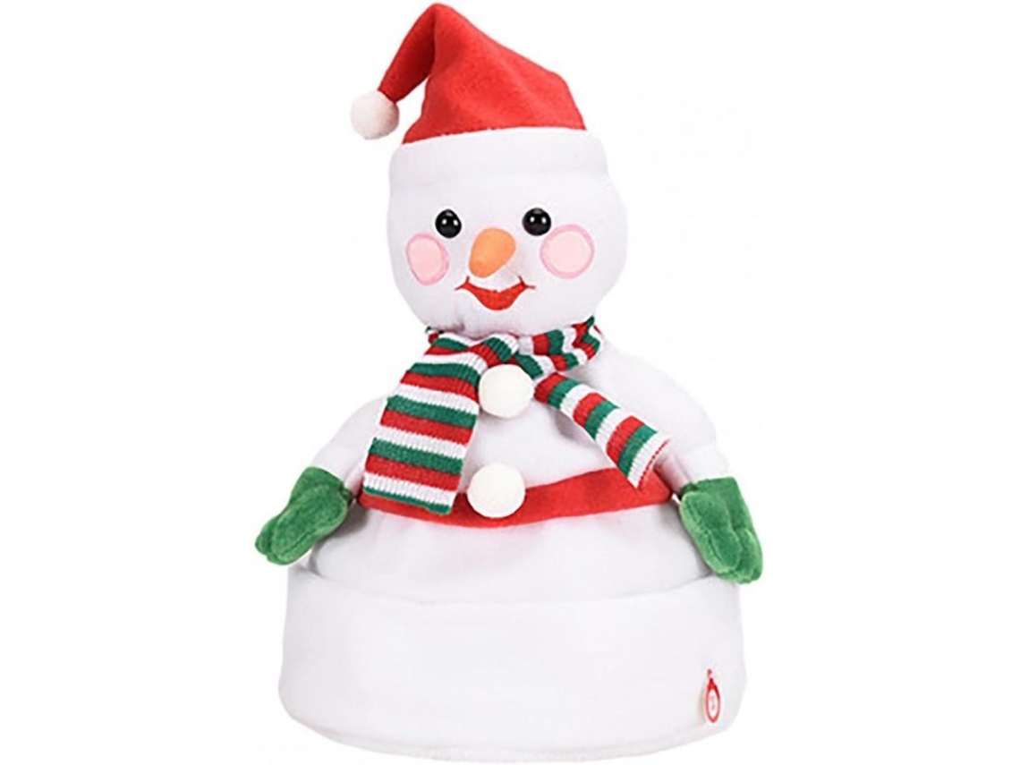 2026-muñeco De Peluche Navideño Con Sombrero De Santa Que Baila, Canta Y Brilla