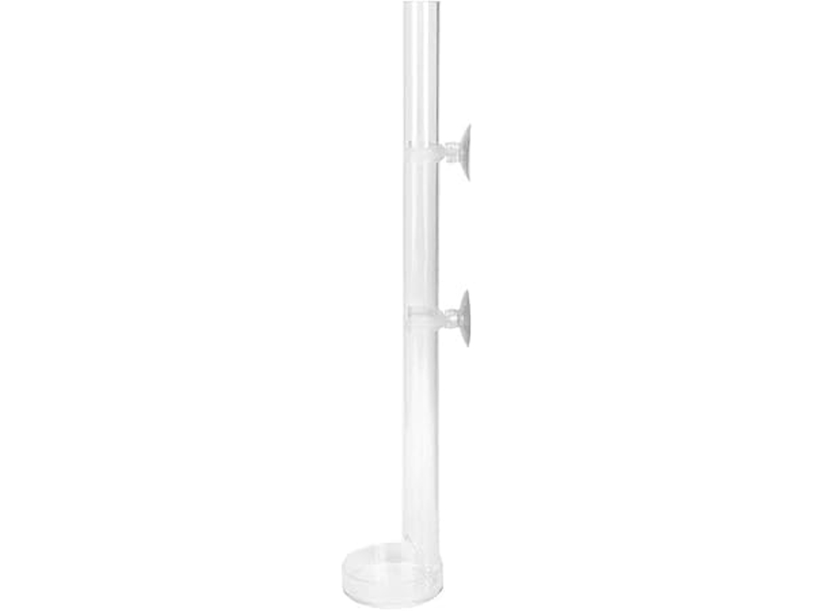 Dispensador Decorativo De Comida Para Acuario, Incluye Bandeja Y Gancho Con Ventosa (32 Cm), Diseño Ergonómico Para Uso Diario.