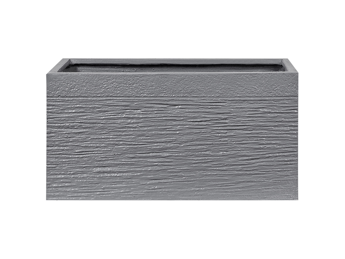 Maceta mediana BELIANI Myra de Mezcla de arcilla y fibras Gris 60x29x30