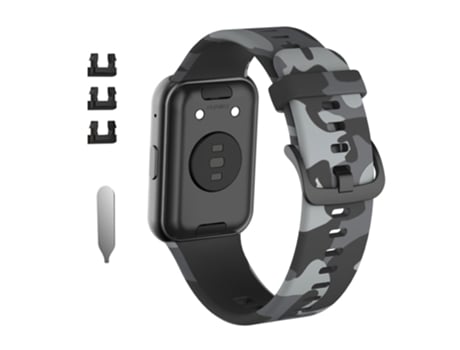 Correa de Silicona para Huawei Watch Fit - gris/camuflaje