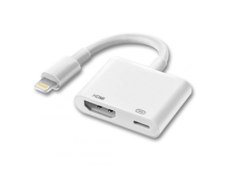 Adaptador Convertidor Proyector Pines para iPhone 8 Blanco