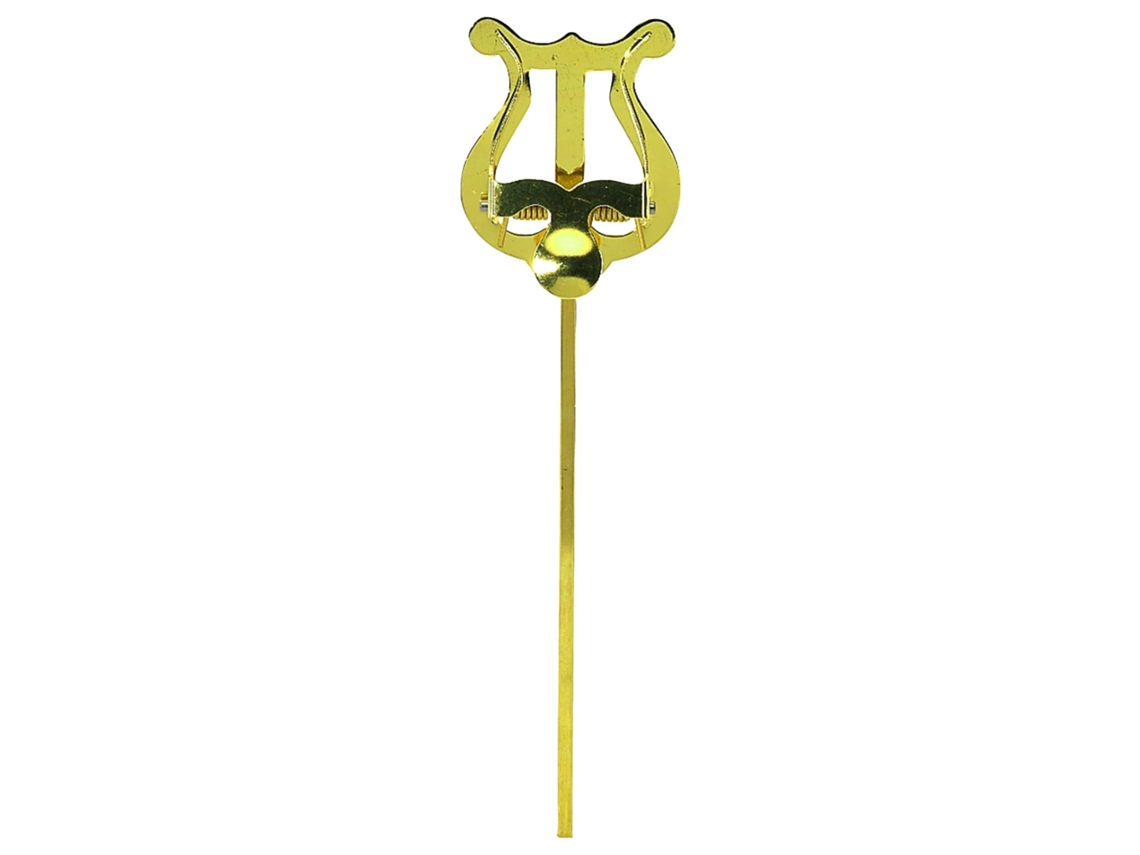 Soporte pequeño para lira de tuba de 14 cm, latón GEWA