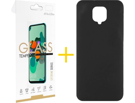 Kit Funda + Protector de Pantalla Xiaomi Mi 11 Lite 5G SKYHE Liso 1 Negro
