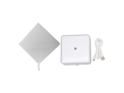 Lámpara De Noche Giratoria Recargable Chapa Metálica 3d, Decoración Con Base Luz Led 3d En Forma Rom