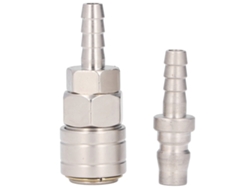 2026velora-conector Rápido De Aire Autobloqueante Acero Inoxidable Niquelado Para Mangueras Neumáticas (cola Larga 8mm Sh+ph20)