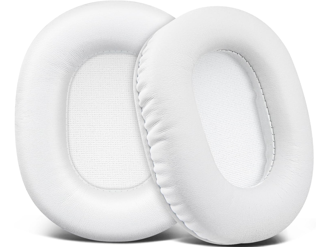 Almohadillas de espuma viscoelástica blancas Digitallab para auriculares Audio-Technica Ath M50x, M40x y M30x