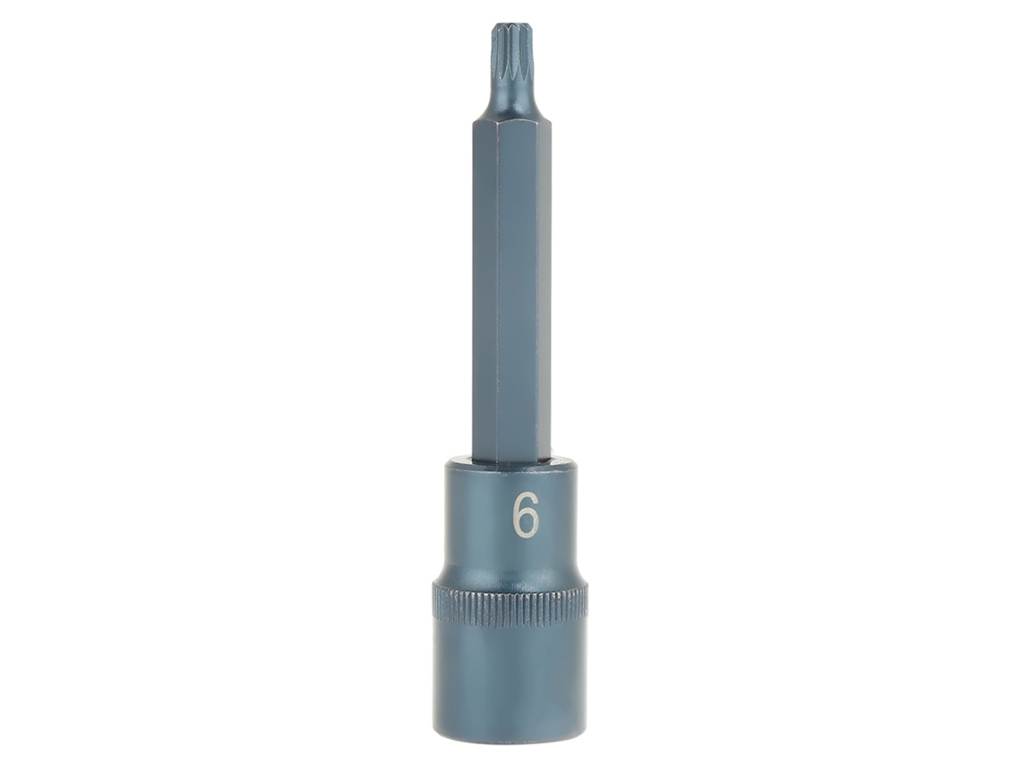 Destornillador Eléctrico Con 12 Puntas, Acero S2, Juego De Vasos De 1/2" (100 Mm, M6).