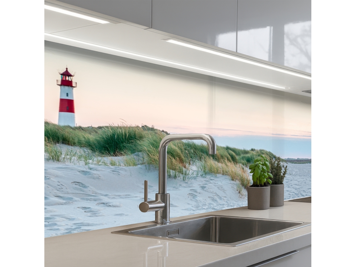 Salpicaderos De Cocina Faro - Naturaleza - Playa 250x80 Cm