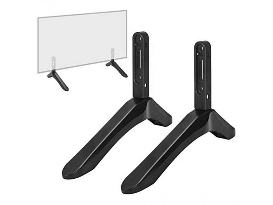 Soporte De Tv De Acero Negro Para Televisores De 32 A 65 Pulgadas, Pedestal Universal Con Soporte Estable Para Monitores Lcd.