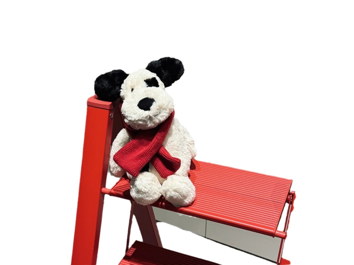 Muñeco tranquilizador de perro pirata de 31 cm