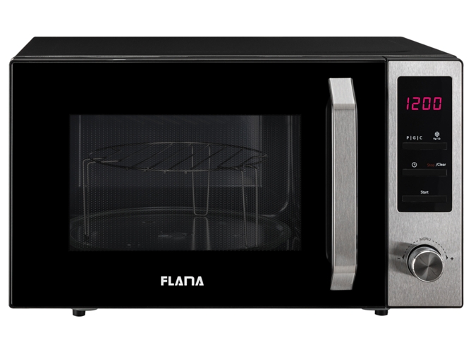 Microondas FLAMA 1848FL (23 L - Con Grill - Negro)