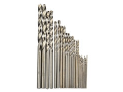 Juego De 25 Brocas Helicoidales De Acero De Alta Velocidad (hss) Con Vástago Recto Para Madera Y Metal.