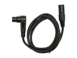 Cable De Micrófono Xlr Macho A Hembra Con Ángulo De 90 Grados, 3 Pines, Conductor Ofc Plateado, 1,5 M/4,9 Pies