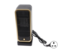 Calefactor Cerámico Portátil Ptc Con Protección Contra Sobrecalentamiento De 40 Db, Fabricado En Abs Y Con Enchufe Británico De 220 V A 250 V.