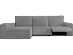 Funda de Chaise Longue Relax Izquierda EYSA Premium Jaz Tejido Multielástico (360 x 180 x 120 cm - Poliéster y Algodón - Gris)