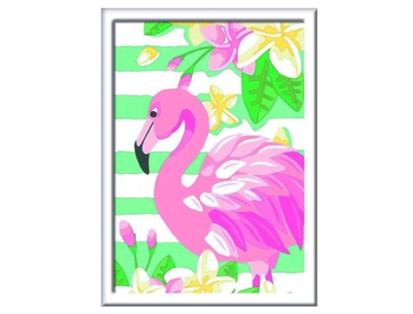 Jogo de Pintura Creart Serie e Flamingo Coloridoravensburger