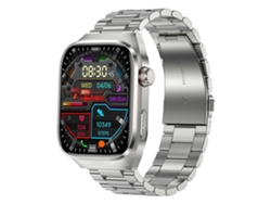 Reloj inteligente Tk16 con correa de acero y pantalla LCD de 2,04 pulgadas que permite monitorizar la salud. Ly Ebike