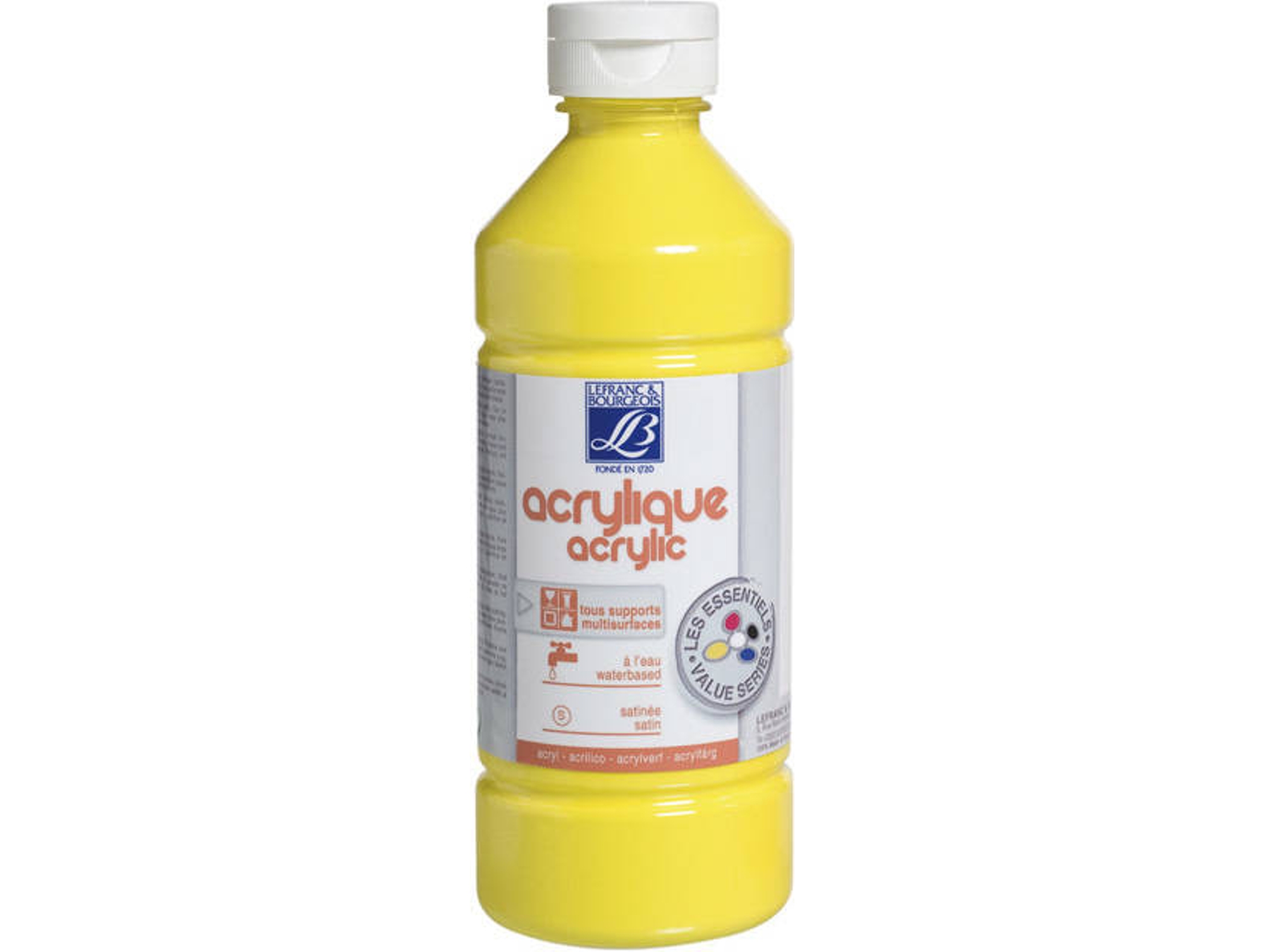 Tinta Acrílica LEFRANC&BOURGEOIS ED Gb 0,5L Amarillo